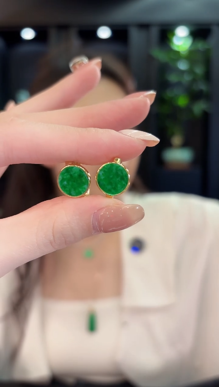 未镶嵌翡翠耳饰缅甸A货/多样性发货/一件