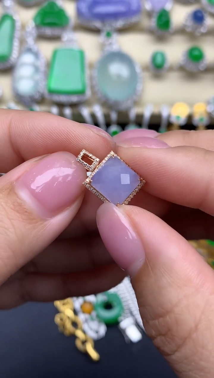 【闪购商品】翡翠颈饰18K金镶嵌442-中国好珍宝