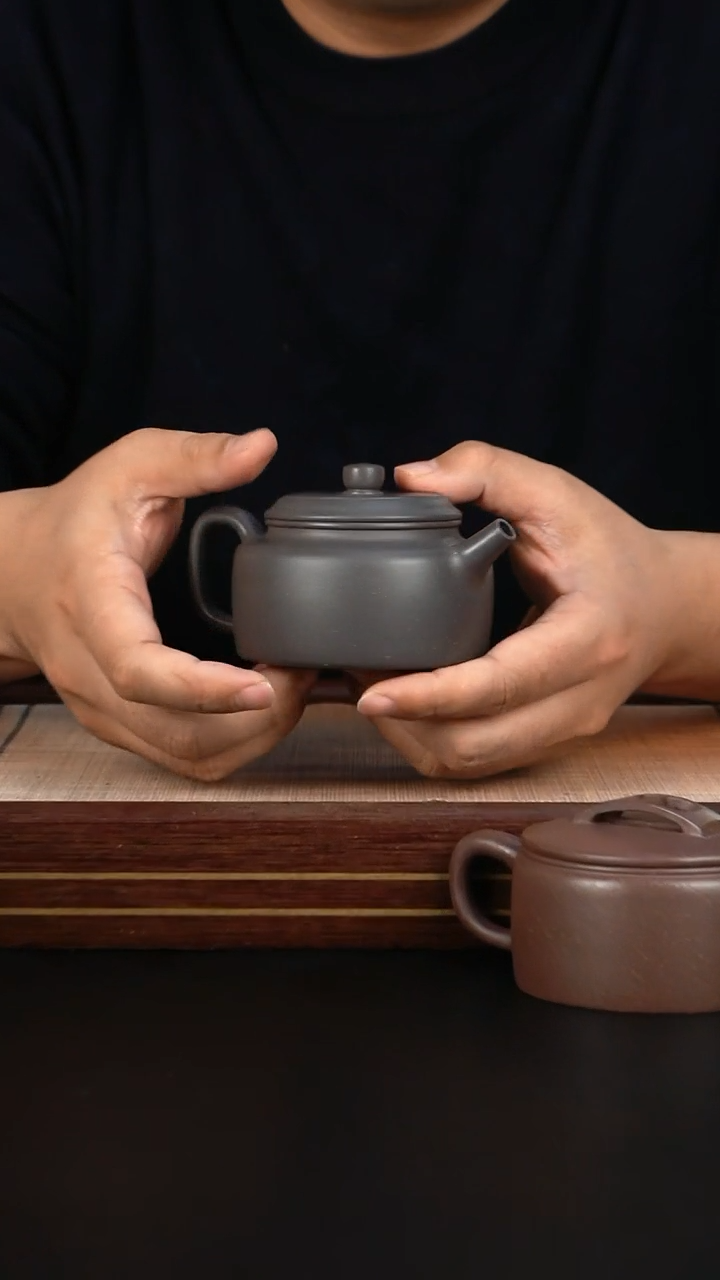 【闪购商品】紫砂茶壶NG天青 矮德钟