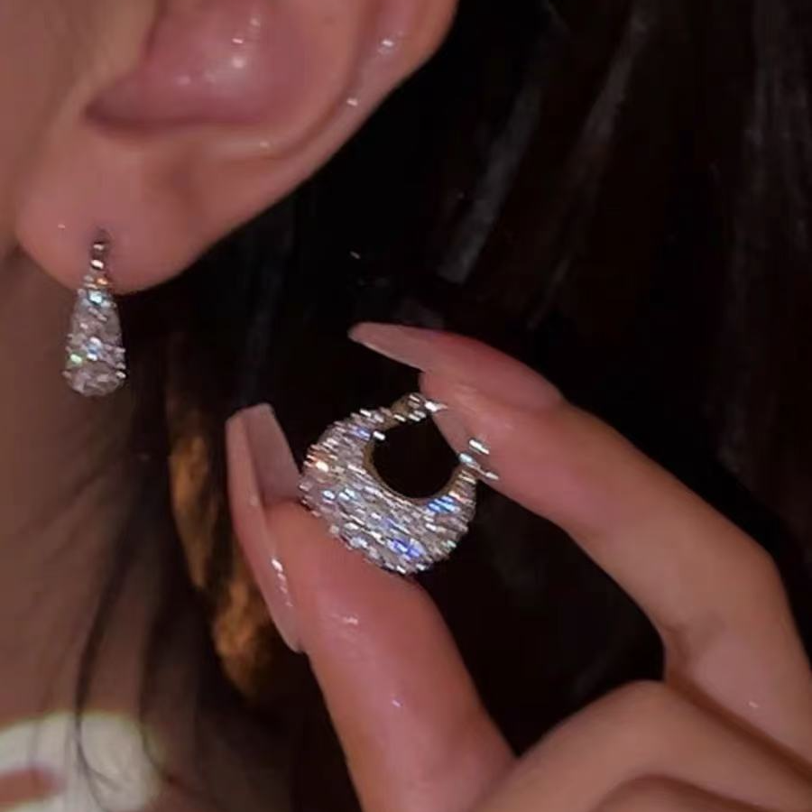 铜合金耳饰 千金归来◆美式复古金色耳环高级感精致气质高级耳圈