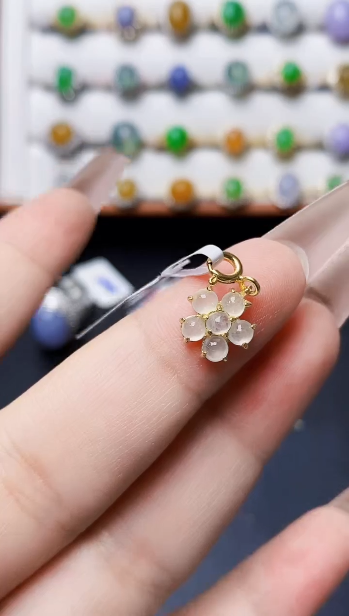 银S925镶嵌戒指翡翠2010