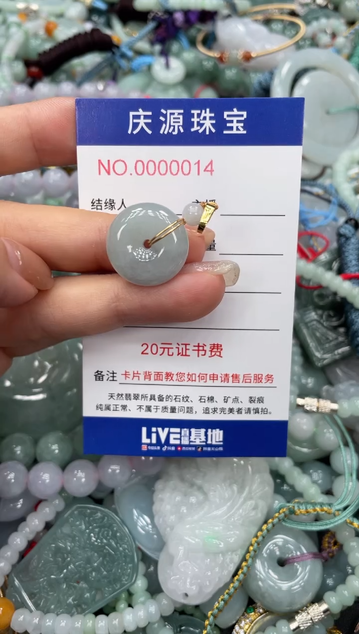 翡翠未镶嵌颈饰242