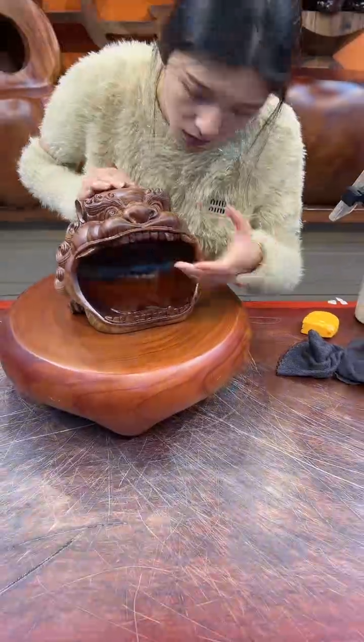 【闪购商品】稳定木貔貅创意摆件