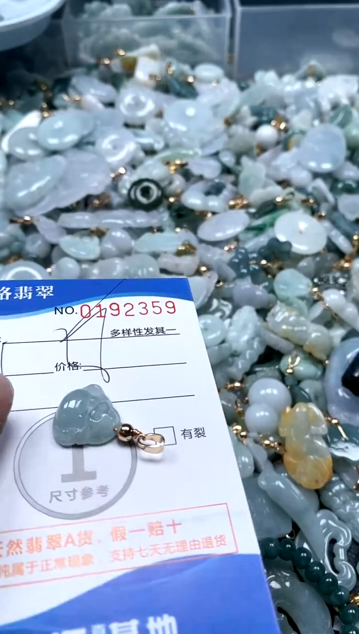 【闪购商品】翡翠颈饰未镶嵌闪购商品0192359