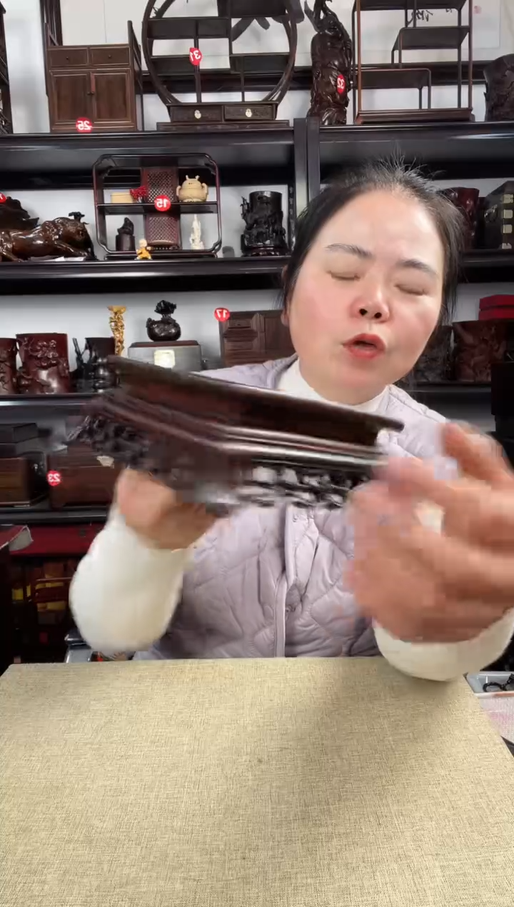 木183瑕疵老李红木工艺品