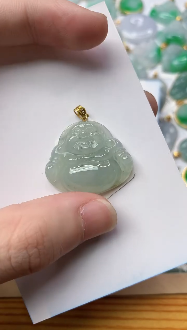 【闪购商品】翡翠颈饰18K金镶嵌10.........