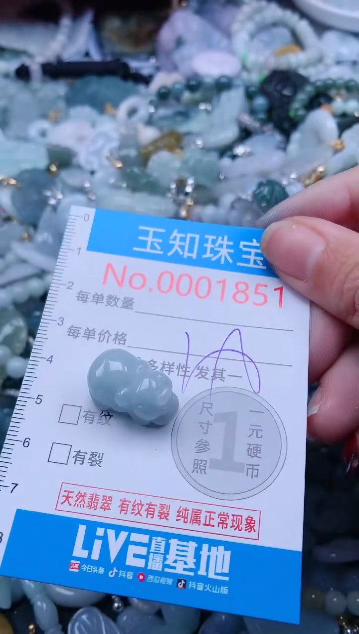 【闪购商品】翡翠吊坠(不含链)未镶嵌1851