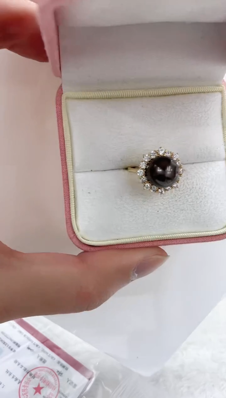 【闪购商品】海水珍珠戒指银S925镶嵌海水珍珠戒指