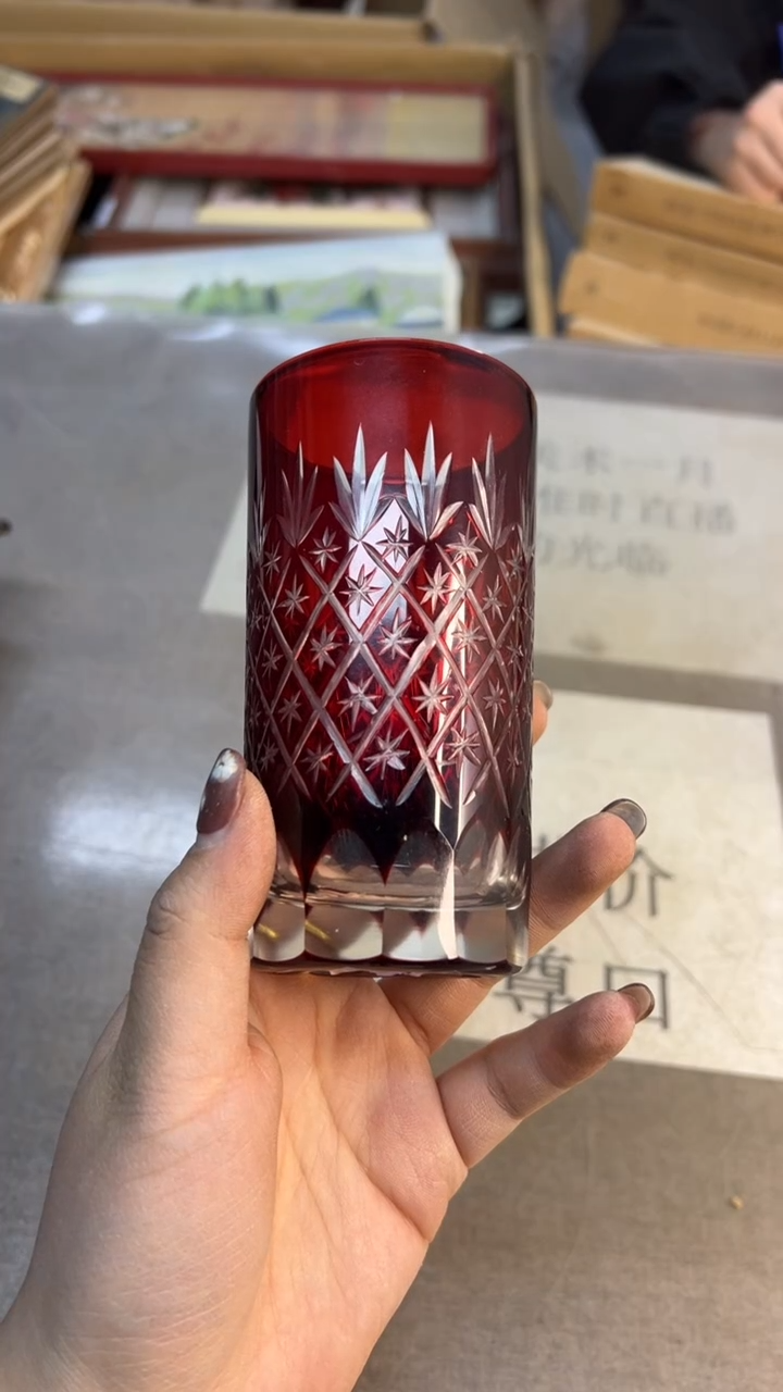 手工艺品玻璃?***园杯子
