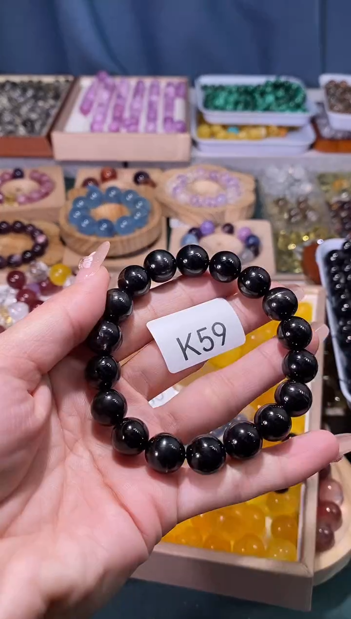 未镶嵌手串水晶陌**院K59金运卡11m一串拍3