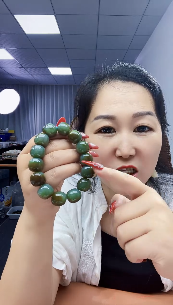 手串未镶嵌和田玉纯天然和田玉新疆且末带糖16