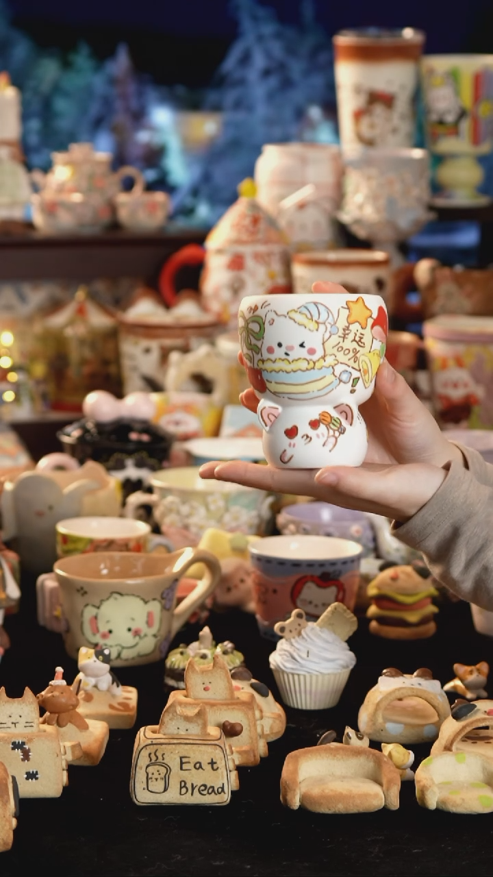 其他陶景德镇釉下彩手绘设计师款陶瓷