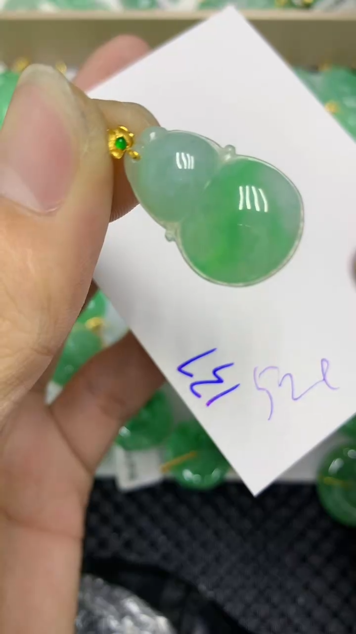 颈饰18K金镶嵌翡翠海*1翡翠111111111111111