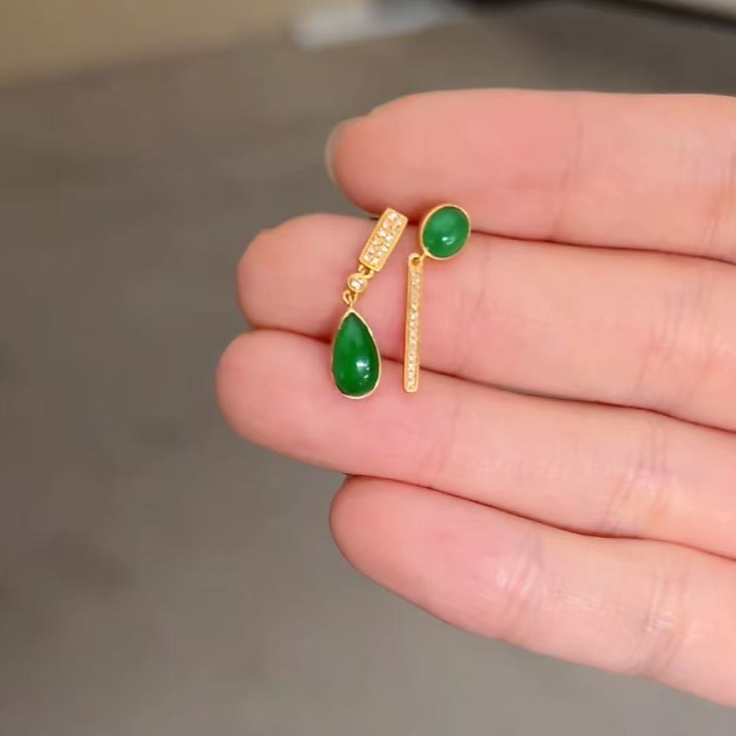 【庄家翡翠】AB款耳饰