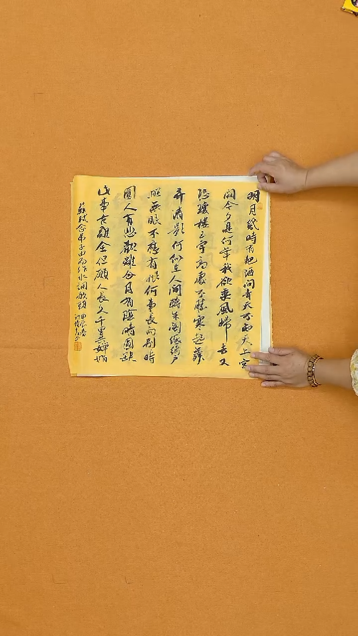 书法计怀友 河南 45*45