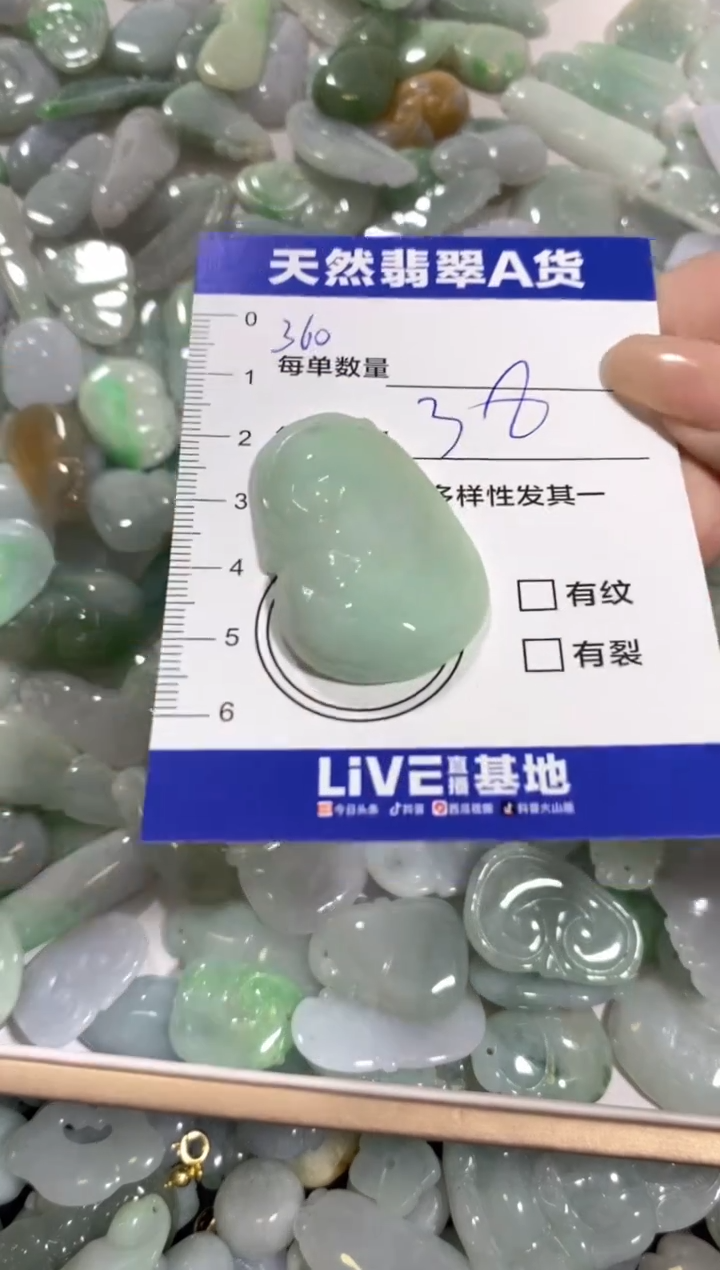 颈饰未镶嵌翡翠天然翡翠A货批量多样性发一件