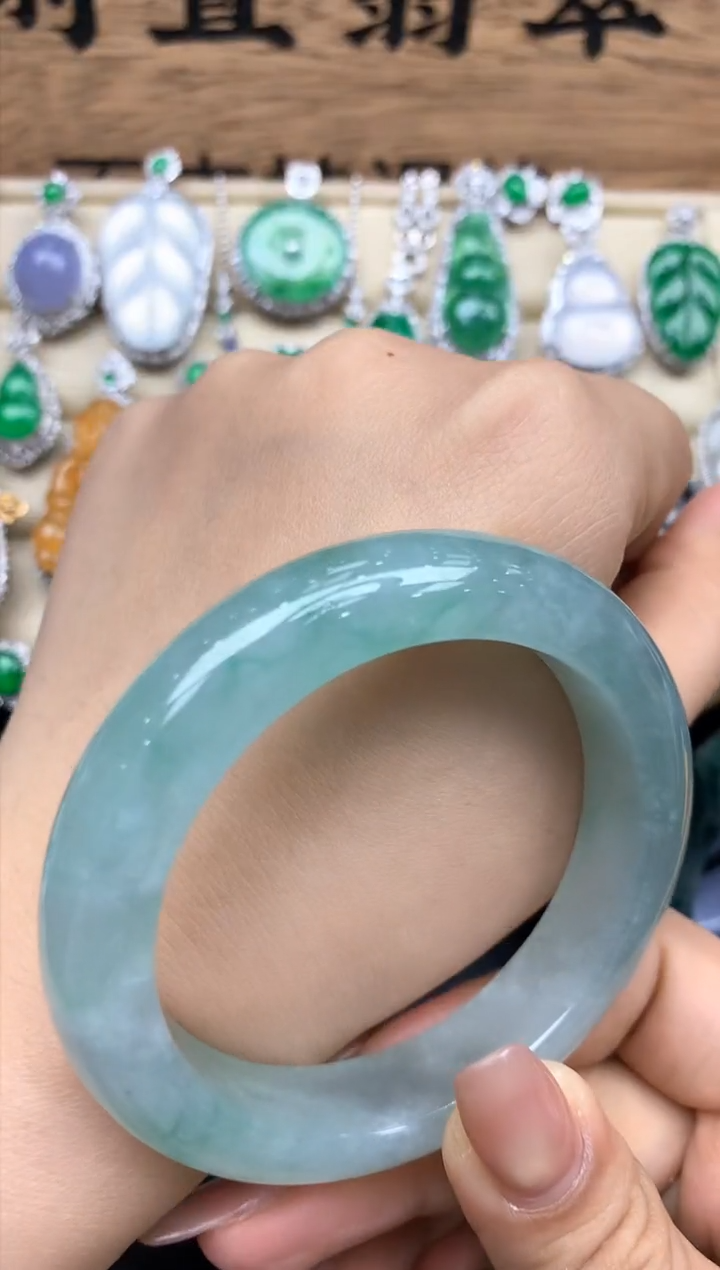 未镶嵌手镯翡翠321-中国好珍宝