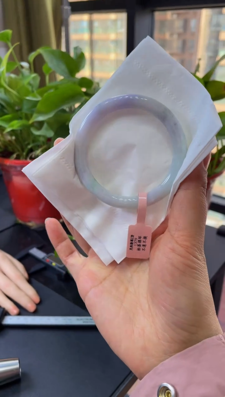 【闪购商品】翡翠手镯未镶嵌圈口55手镯10