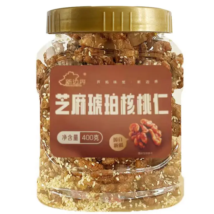 【新边界】芝麻琥珀核桃仁400g*1罐/2罐