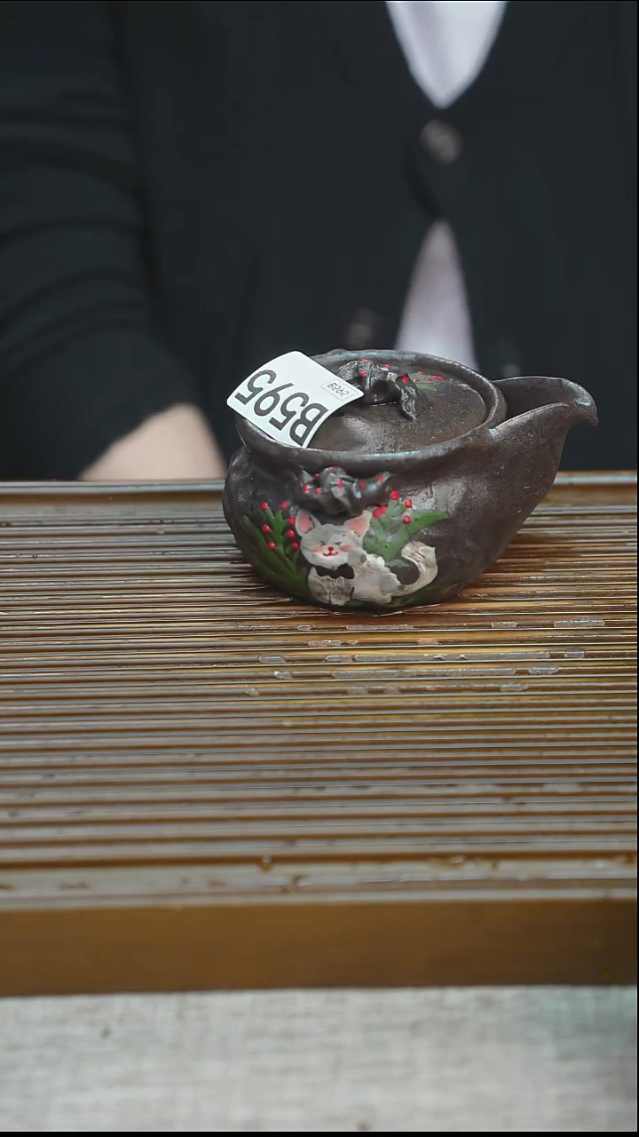 纯手工粗陶茶具每一只不一样