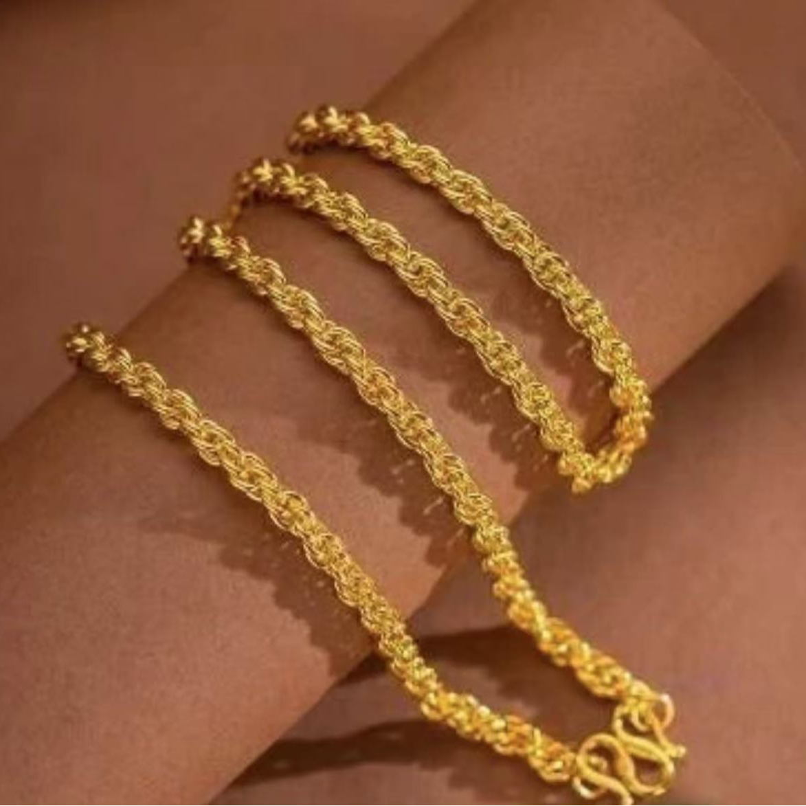  男士霸气时尚麻花链T118