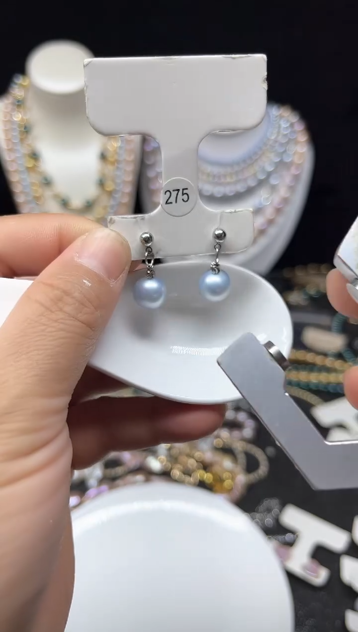 【闪购商品】淡水珍珠耳饰未镶嵌多人