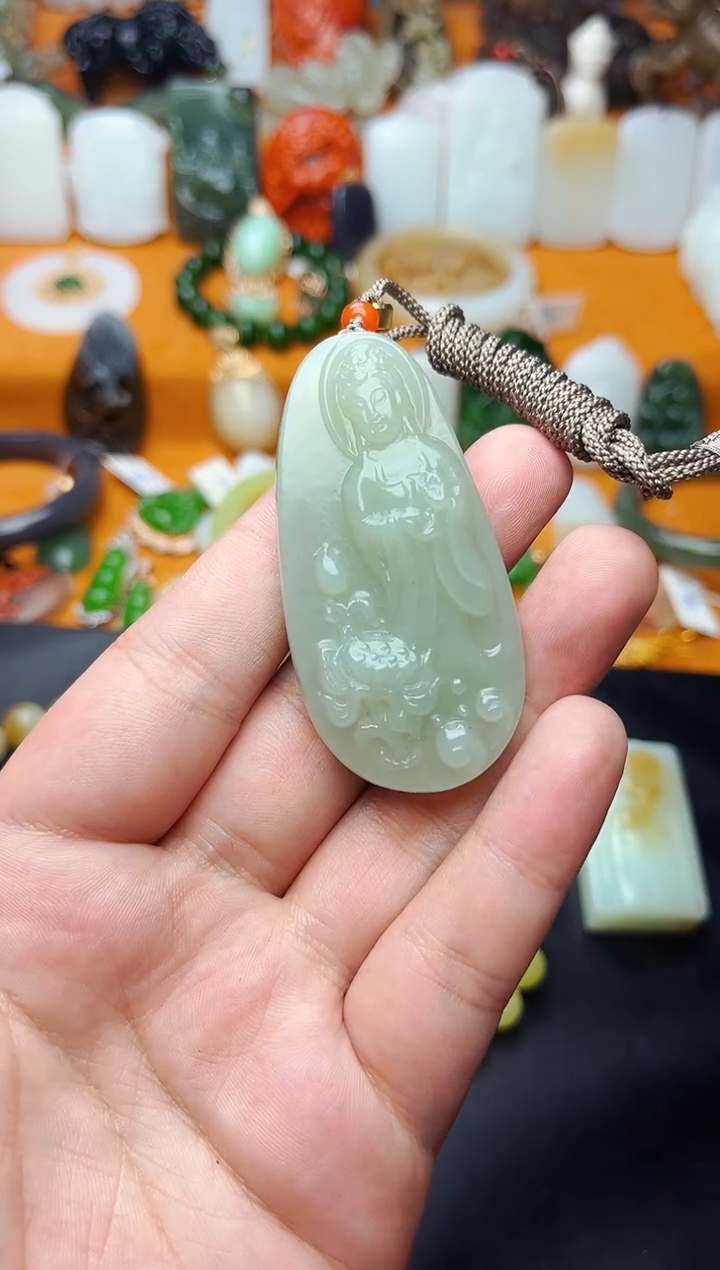 【闪购商品】和田玉颈饰未镶嵌观音01