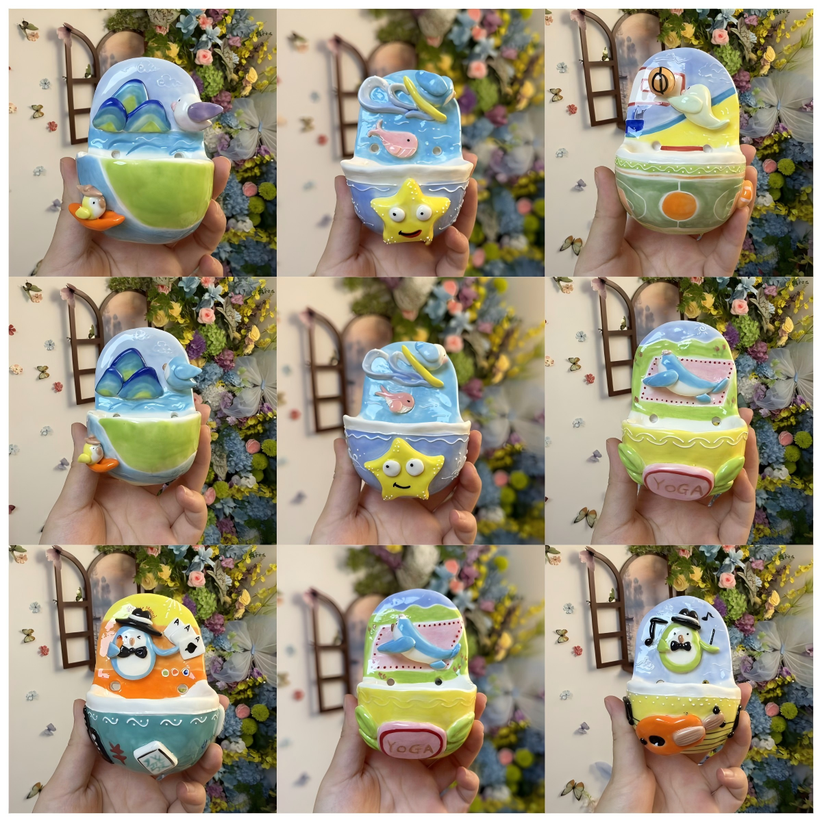 【略略呀比家·抖音直播】陶瓷挂碗第二件半价