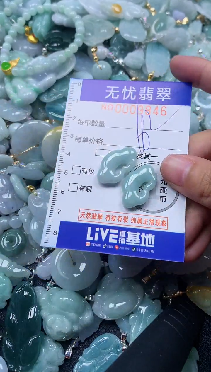 颈饰未镶嵌翡翠9846