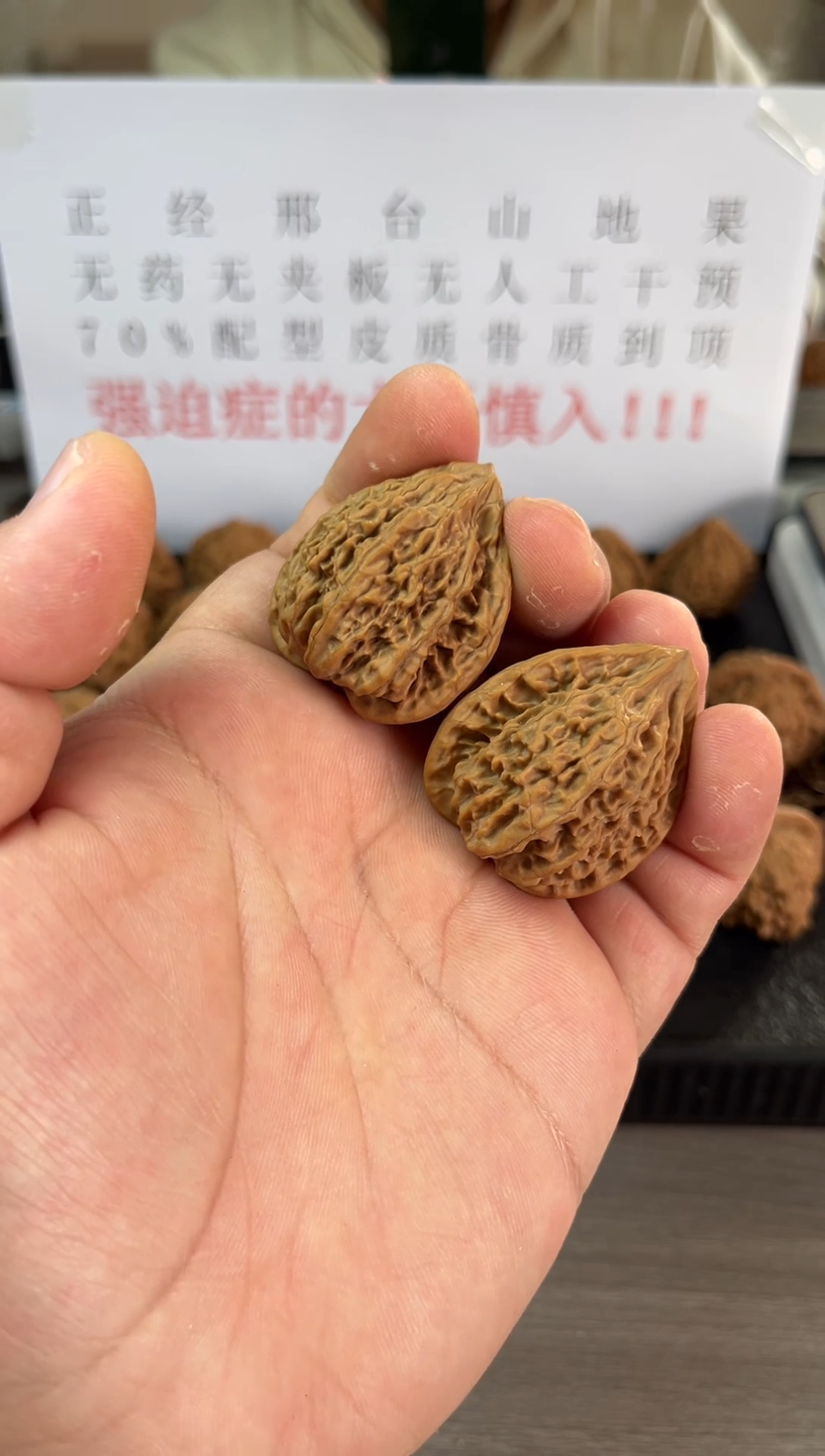 【闪购商品】文玩核桃把件35尺山地鸭嘴