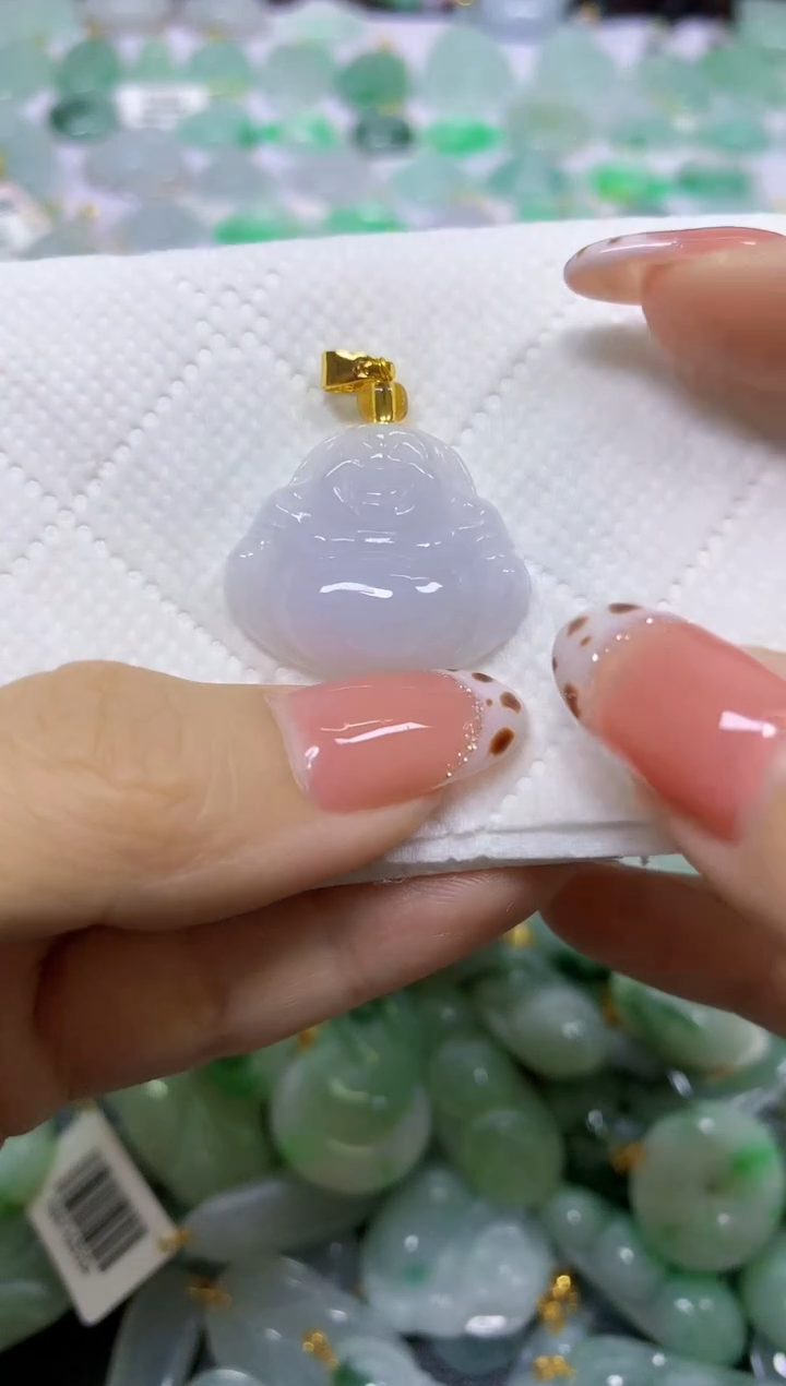 颈饰未镶嵌翡翠天然翡翠A货