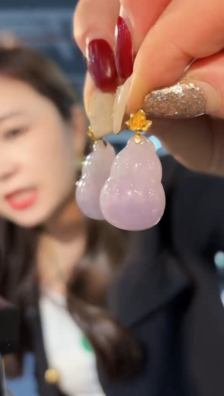 【闪购商品】翡翠颈饰18K金镶嵌缅料A货/支持复检/一件
