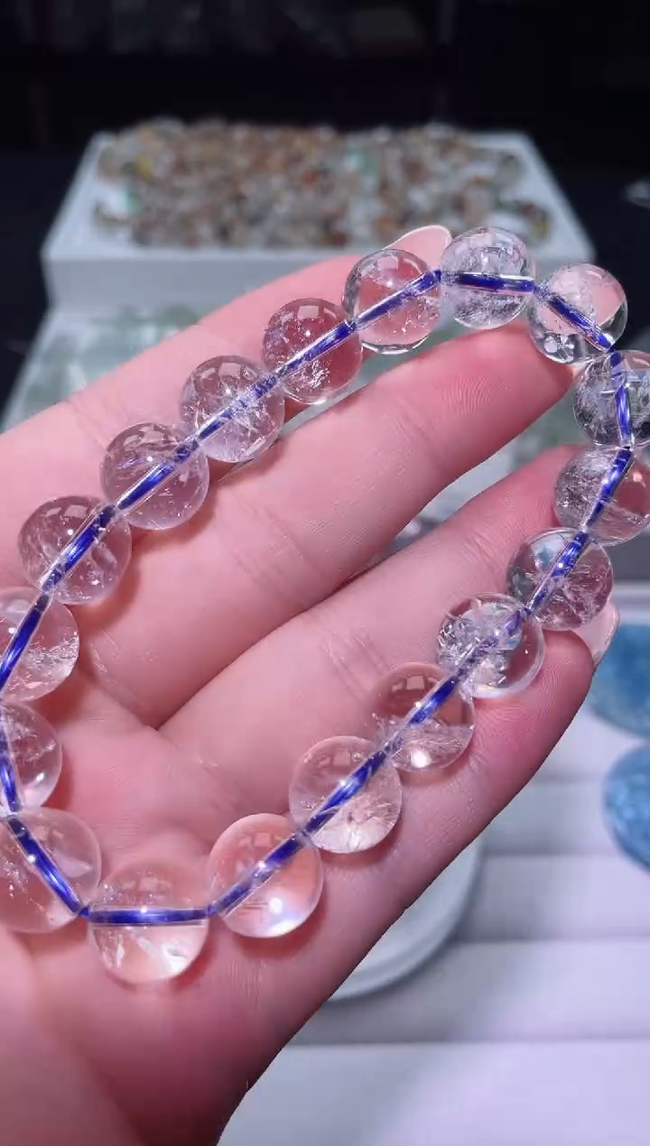 【闪购商品】水晶A2-11mm白阿塞单圈未镶嵌多样性发其一