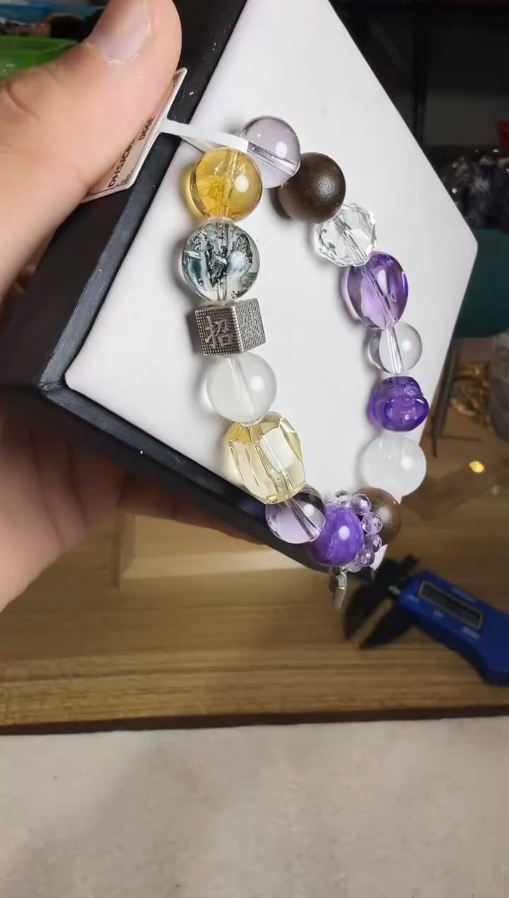 未镶嵌手链水晶晶1048 约11-13mm