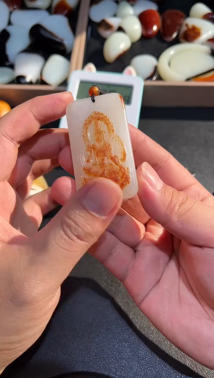 颈饰未镶嵌和田玉（子料）YL-DS-12.3-26