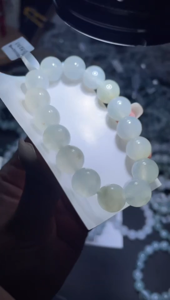 【闪购商品】定制翡翠未镶嵌天然缅甸A货翡翠手串48