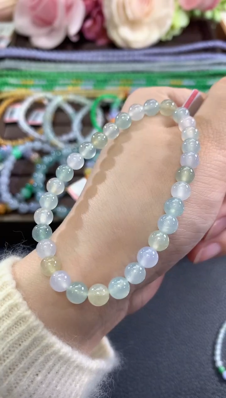 未镶嵌手串翡翠c126  