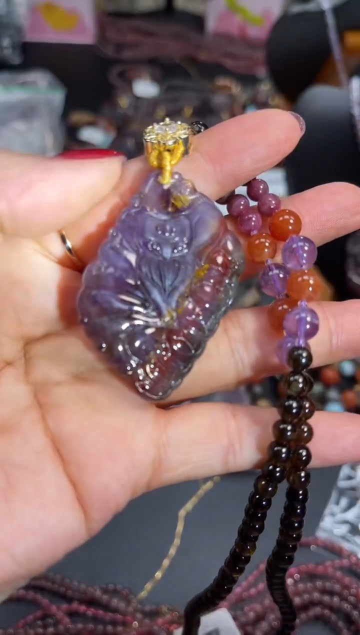 【闪购商品】水晶颈饰未镶嵌【百晶灵儿】天然水晶定制款