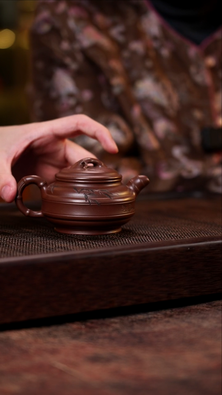 双线竹鼓 老紫泥 180cc