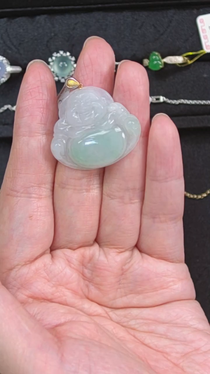 吊坠(不含链)未镶嵌翡翠天然缅甸翡翠吊坠