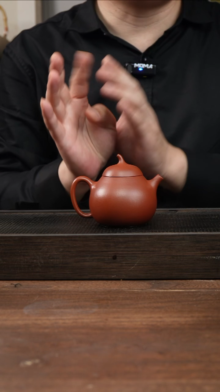 茶杯紫砂可***?朱泥茄瓜      180CC  