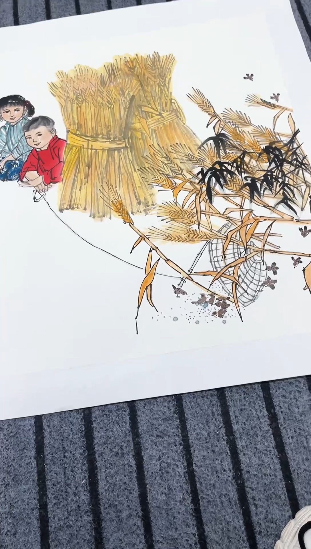 精品国画人物作品