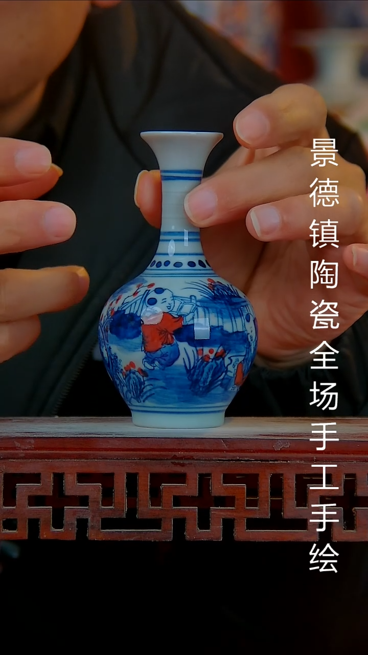 摆件陶瓷景德镇陶瓷 全场手工手绘