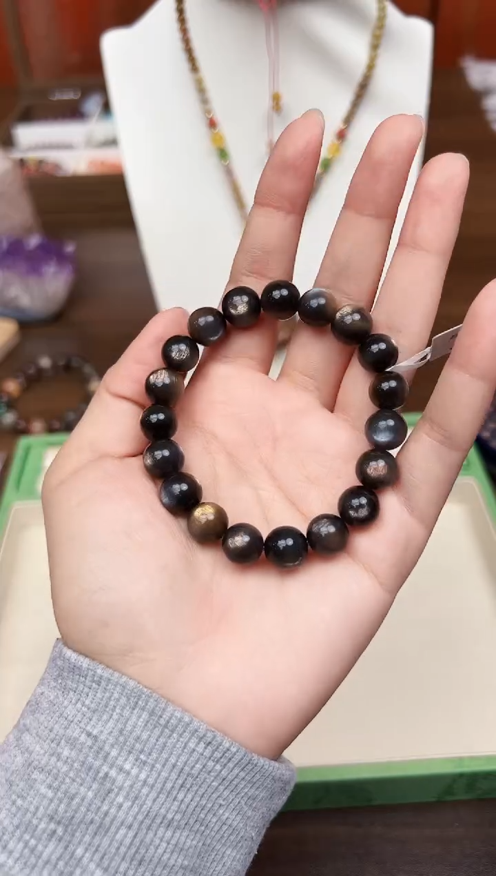 未镶嵌手链长石悦2804 约10mm