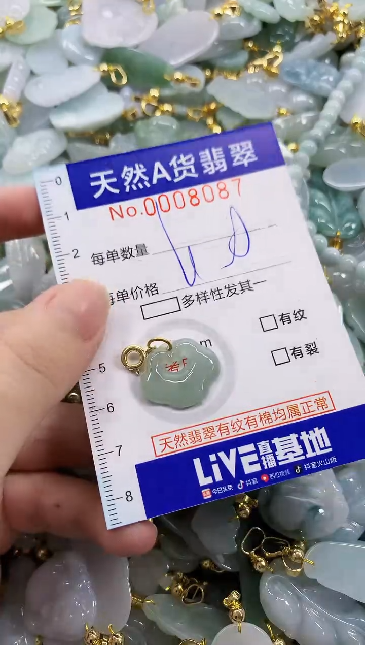 颈饰未镶嵌翡翠天然A货翡翠