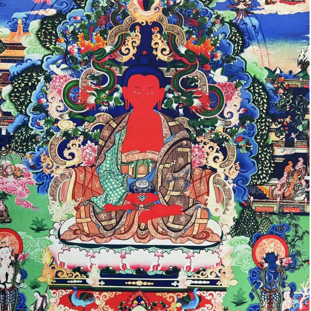 唐卡无量四佛精美画作艺术珍品 TK16048