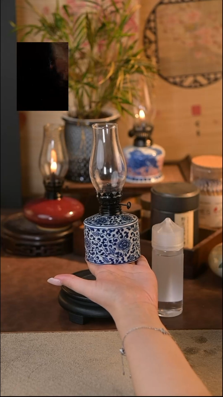 景德镇陶瓷香薰灯摆件