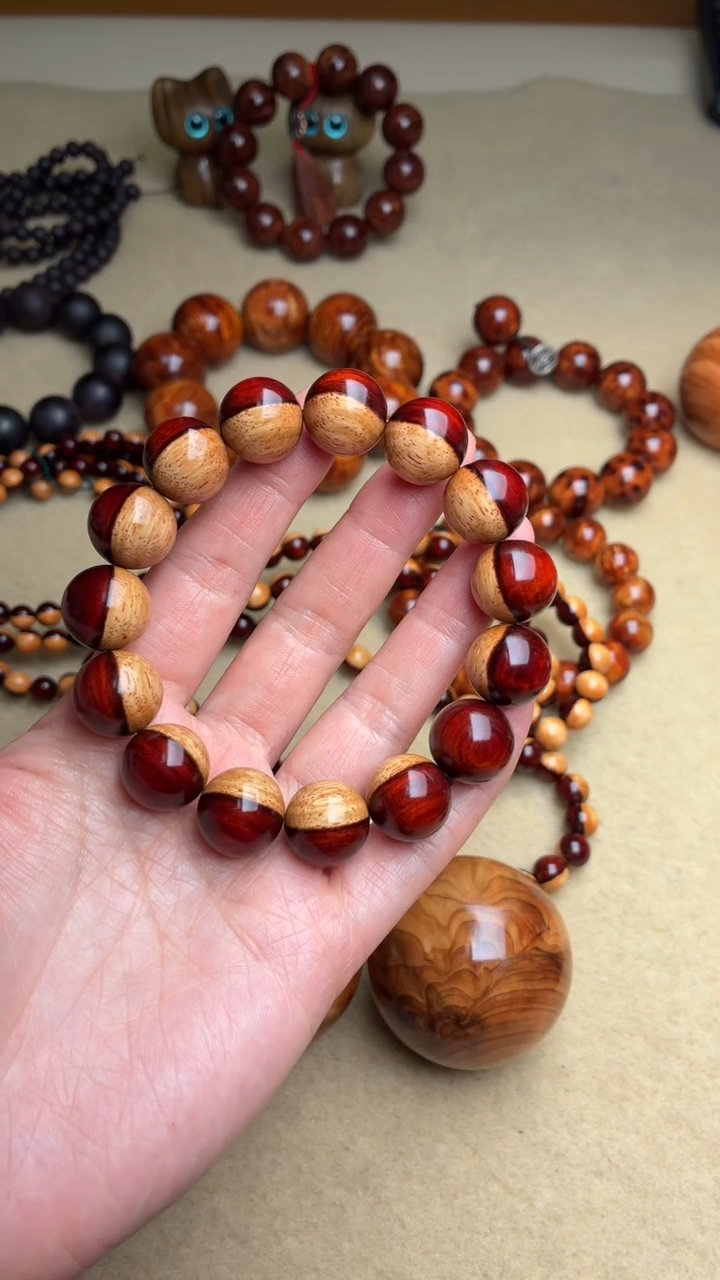 檀香紫檀（小叶紫檀）手串/手链羊**M1.5精灵珠-羊