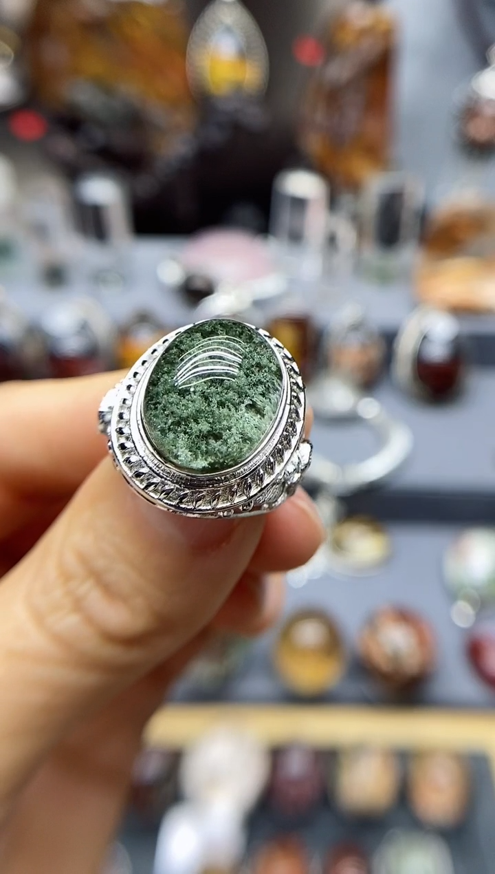 【闪购商品】水晶戒指银S925镶嵌水晶