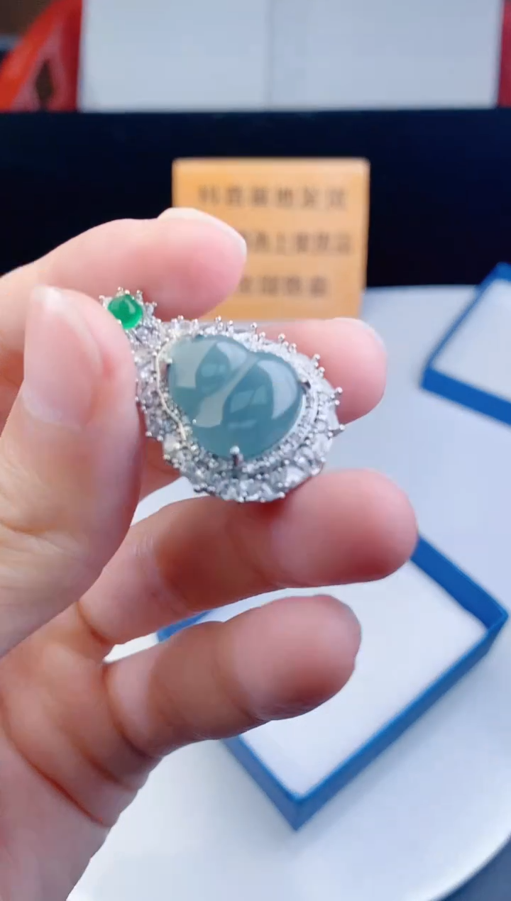 颈饰未镶嵌翡翠   